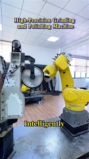 Robotic Arm Auto Grinding and Polishing Machine#manufacturing #grinding #deburring #finishing #robot