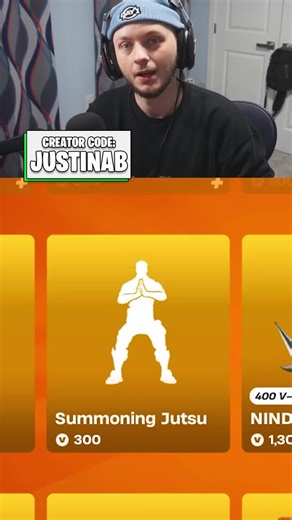 Summoning Jutsu emote in the Fortnite Item Shop: http://fortnite.com/item-shop?creator-code=JustinAB #Fortnite #Fortniteskins #Fortniteitemshop #epicpartner #Supportacreator