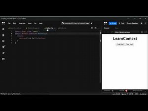 React Tutorial 48 - Working with the React Context API