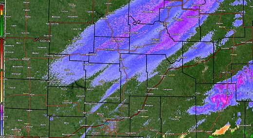 23 reactions | Here is a look at the winter weather we're currently experiencing across east central Missouri. Only flurries remain in Springfield. In Miller county, reports from law enforcement have indicated multiple accidents are occurring on westbound Highway 54 from Eldon to Eugene. Hazardous conditions will continue north of I-44 through the evening commute. | US National Weather Service Springfield Missouri | Facebook