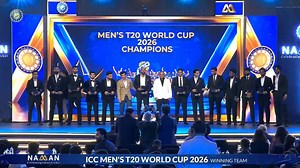 BCCI Naman Awards: Special felicitation for ICC Men's T20 WC 2026 winners Team India