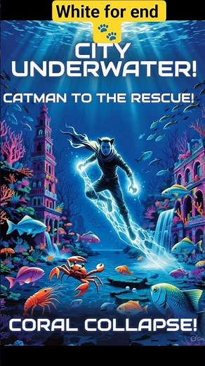🌏The Coral City Rescue –🐾Catman Saves the Underwater Kingdom ✅ #CoralCityRescue #Catman #OceanHero