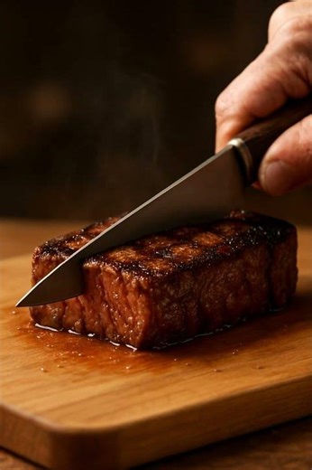 Cutting The Minecraft Steak in REAL LIFE!!!