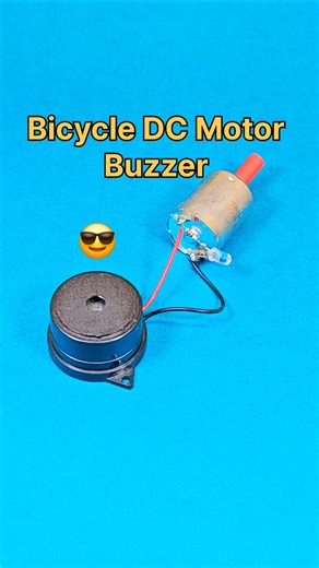Bicycle DC Motor Buzzer 😎 Dynamo Motor Generator for Cycle Buzzer #buzzer #shorts #ytshorts