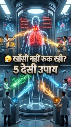 खाँसी से परेशान? ये 5 देसी उपाय गले को आराम देने में मदद कर सकते हैं 🤧