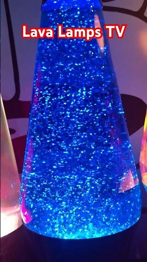Deep Sea Blue Glitter Lava Lamp Relaxation #shorts #lavalamp #lavalampstv