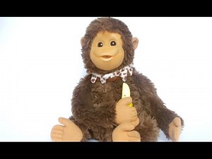 Talking Hush Little Monkey with Banana Interactive Soft Toy [HD]