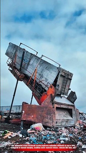 Innovative Automated Waste Discharge System : Best High-Efficiency Bulk Material Unloading
