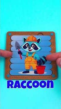 Name the Animals 🐱🧩 Puzzle Game for Kids