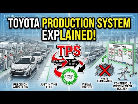 Toyota Production System Explained | Lean Manufacturing Secrets | The Toyota Way |
