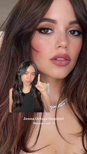 Jenna Ortega Inspired Makeup Look Tutorial