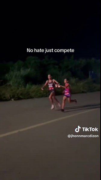 No hate just pure running competition #fypシ゚viral🖤tiktok #fypシ゚viral #fypage #running #nohatejustlove