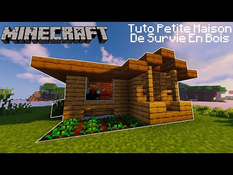Minecraft Tutorial: Small Wooden House/Survival Hut