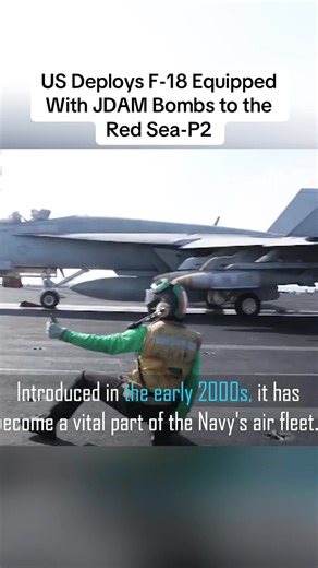 US Deploys F-18 Equipped With JDAM Bombs to the Red Sea-P2 #f18