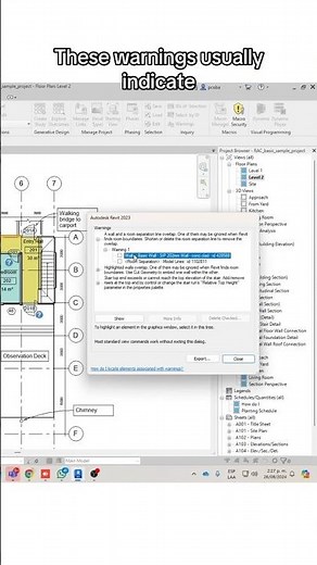 How to resolve warnings in Revit! #architecture #Revit #bim