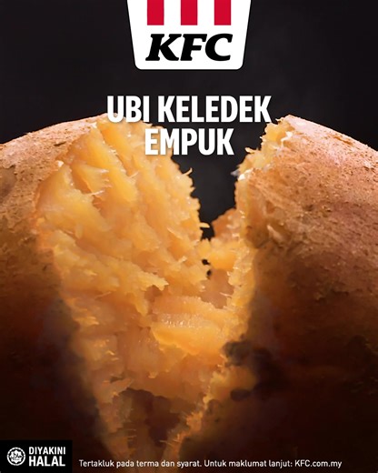 Satisfy your sweet tooth with KFC's new finger lickin' good snack. Jom order Frosted Sweet Potato Fries now. | KFC