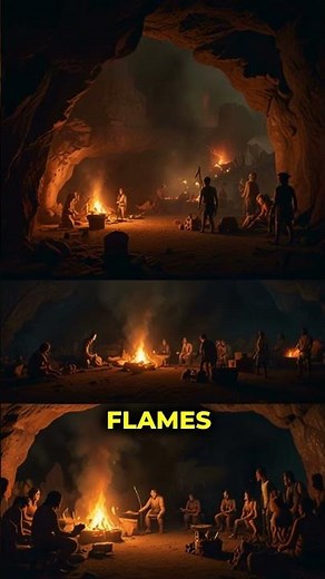 The discovery of Fire in Prehistoric Human Life