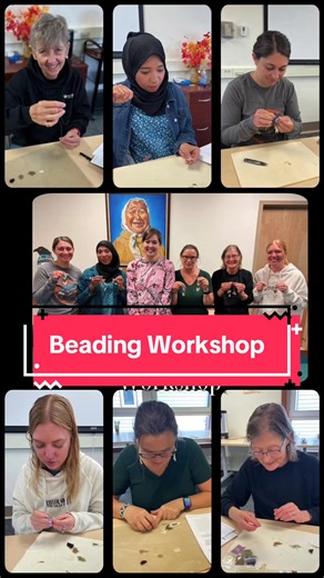 Beading workshops are a place to grow community in sharing traditional crafts, teachings and some of our culture. I truly enjoy sharing with others the impact slowing down and engrossing in a creative practice has on your mental and physical well-being. #alaskanative #beadwork #beading #teaching #indigenous