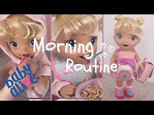 Baby Alive Baby Doll | Morning Routine With Sunshine Snacks Doll