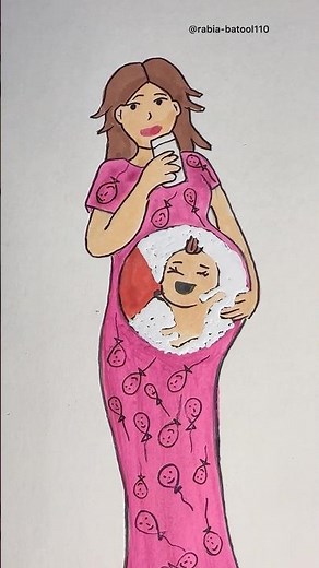 Thank you Mommy I love milk! 🩷🩷 #art #artwork #animasyon #çizgifilm