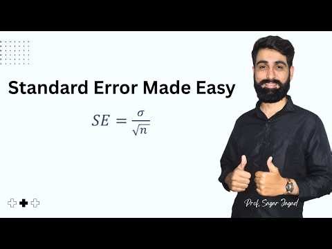 Sampling Distribution & Standard Error Explained | SE of Mean & Proportion | CA Foundation