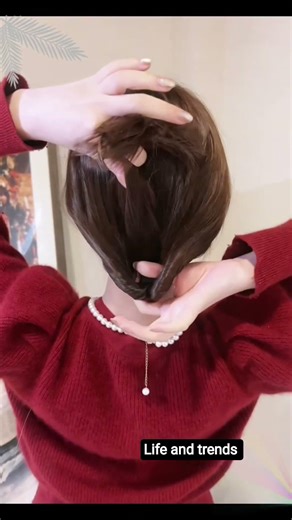 Awesome Hairstyle ideas 🍀💚#differentunique #simplyelegant #hairtutorial #viralshorts
