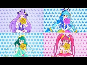 【MMD Star Twinkle Precure】教えて...!トゥインクル☆ 【Selene/Cosmo/Milky/Star】