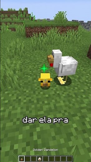 a NOVA FLOR do MINECRAFT #curiosidades #minecraft #shorts