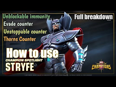How to use Stryfe Effectively |Full Breakdown| - Marvel Contest of Champions