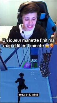 Il casse le record manette en 1 minute sur ma map édit ! Code: 6032-5487-8868 #mapedit #record