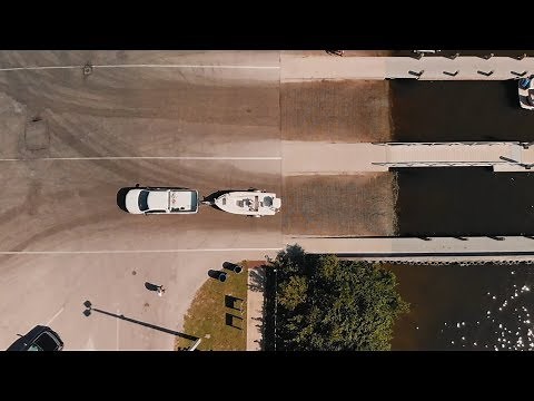 How To Back A Boat Trailer Down A Ramp Like A BOSS - Boat Launch Tutorial