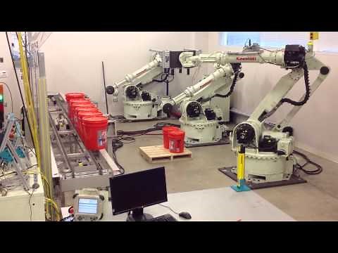Mechatronic Engineering Senior Capstone Project - Kawasaki Robot Palletizing
