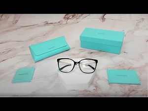 Tiffany & Co. Eyeglasses TF2189 8274 Black/Blue/Silver Optical Frame 54mm