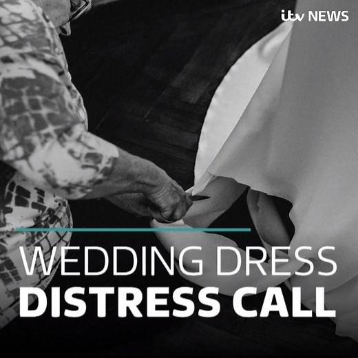 It's every bride's nightmare: 30 minutes before the ceremony and your dress doesn't arrive. Two seamstresses answered the distress call - but would they get her down the aisle in time? Shoot It Momma Photography captured a remarkable wedding... | ITV News
