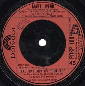 Marti Webb - Take That Look Off Your Face