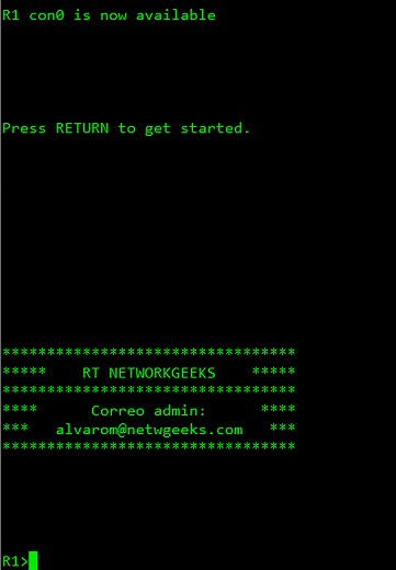 Tipos de Banner en Dispositivos Cisco - Networkgeeks