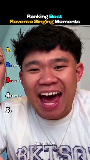 BEST "Reverse Singing Challenge" Moments #singing #reversesinging #shorts