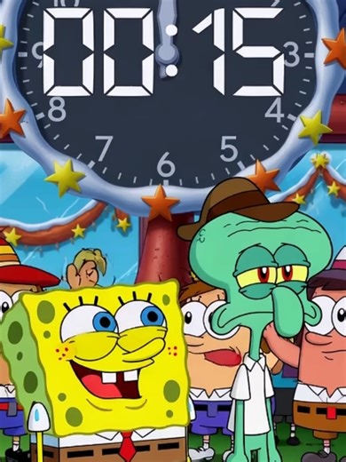 SpongeBob Destroys New Year Countdown Fun