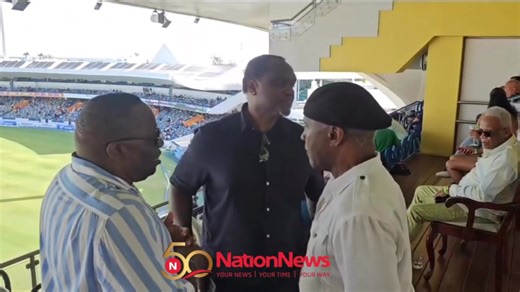 Former West Indies captain Carl Hooper spotted at Kensington Oval during Day 2 of the 1st Test between West Indies and Australia. (Video by Reco Moore) #MeAndMyNation #YourNewsYourTimeYourWay #TheSourceMatters | The Nation Barbados