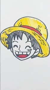 Easy Way to Draw Luffy! How to Draw Luffy! #onepiece