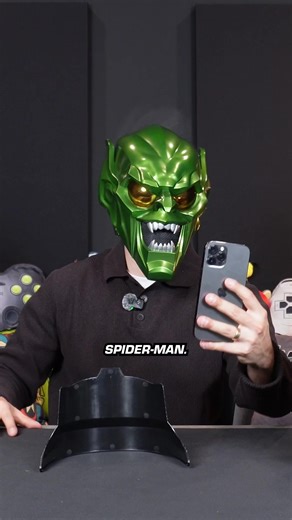 The Most Realistic Green Goblin Helmet You Can Buy #ebgamescanada #marvelcomics #marvelcollector