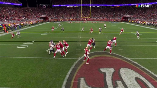Can't-miss play: Purdy's vision is 100 on 38-yard dart to Jennings