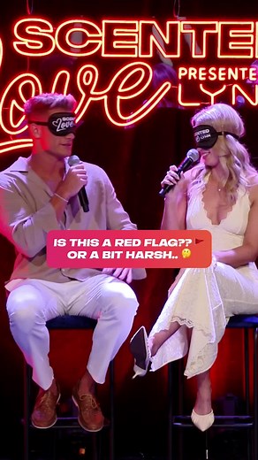 @Callum Hole might need to calm down a little. Is being single for this long really a red flag?! 🚩 Watch @Stella Faye‘s blind dates, as she uncovers some interesting icks, all in the name of finding love based on scent. Check out the full episode of Scented Love on @lynx.anz’s YouTube channel. #ad @Lynx ANZ @Olantekkers