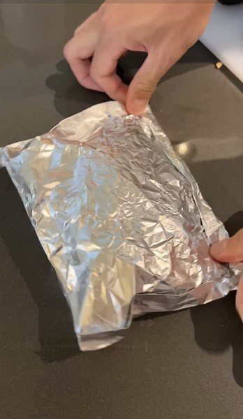 How to make a vegetable foil pouch