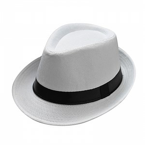 FADAACAI Unisex Classic Fedora Hat Mens Fedora Hats Panama Hat for Men White One Size Clearance！