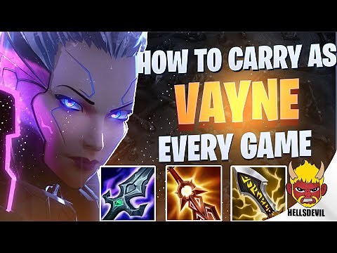 WILD RIFT | How To Carry EVERY GAME With Vayne | Challenger Vayne Gameplay | Guide & Build