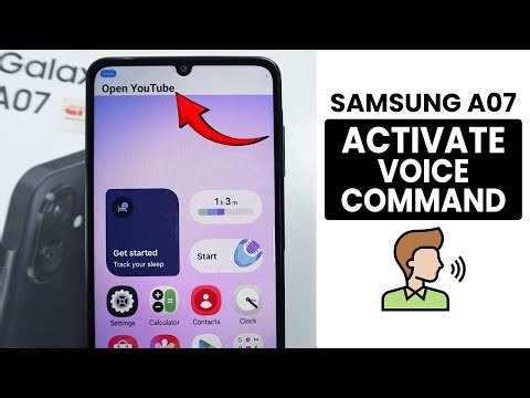How to Activate Voice Command in Samsung A07 - Enable Voice Command