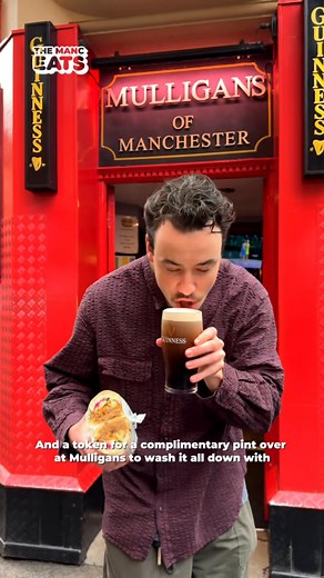 The latest concoction thought up by Bada Bing has us practically dancing a jig. Yep, co-founders Sam and Josh have teamed up with Mulligans to make sure that not a single drop of the black gold goes to waste. 👏 The result? One of the best crossover butties they’ve ever come up with - and that’s saying something… | The Manc