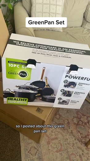 Healthy Non-stick Greenpan 10 piece set is 30% off (link in bio) or you can purchase a few of them individually on costco.com #costco #costcoguide #greenpan