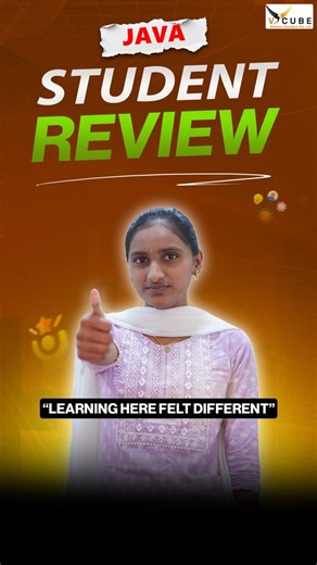 Vcube Java on Instagram: "🚀"𝑳𝒆𝒂𝒓𝒏𝒊𝒏𝒈 𝑱𝒂𝒗𝒂 𝑭𝒖𝒍𝒍 𝑺𝒕𝒂𝒄𝒌 𝒕𝒉𝒆 𝑹𝒊𝒈𝒉𝒕 𝑾𝒂𝒚 - 𝑺𝒕𝒖𝒅𝒆𝒏𝒕 𝑹𝒆𝒗𝒊𝒆𝒘 @𝑽𝒄𝒖𝒃𝒆"🚀 A genuine student review sharing the real learning experience of Java Full Stack at VCube Software Solutions 💻. With expert guidance from Mr. Vishwanath Sir and Mr. Srikanth Sir, the journey focused on practical skills, clear concepts, and career-ready preparation—supported by 100% Placement Assistance 🚀. 👨‍🏫 Mentored by Mr.Vishwanath Sir & Mr.Srika